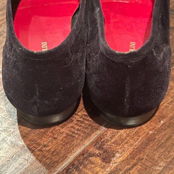 Enzo Angiolini Womens Black Velvet Square Toe Slip On Loafer Shoes Size 8.5 M - Picture 8 of 10